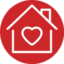House with heart icon
