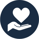 Heart in Hand Icon