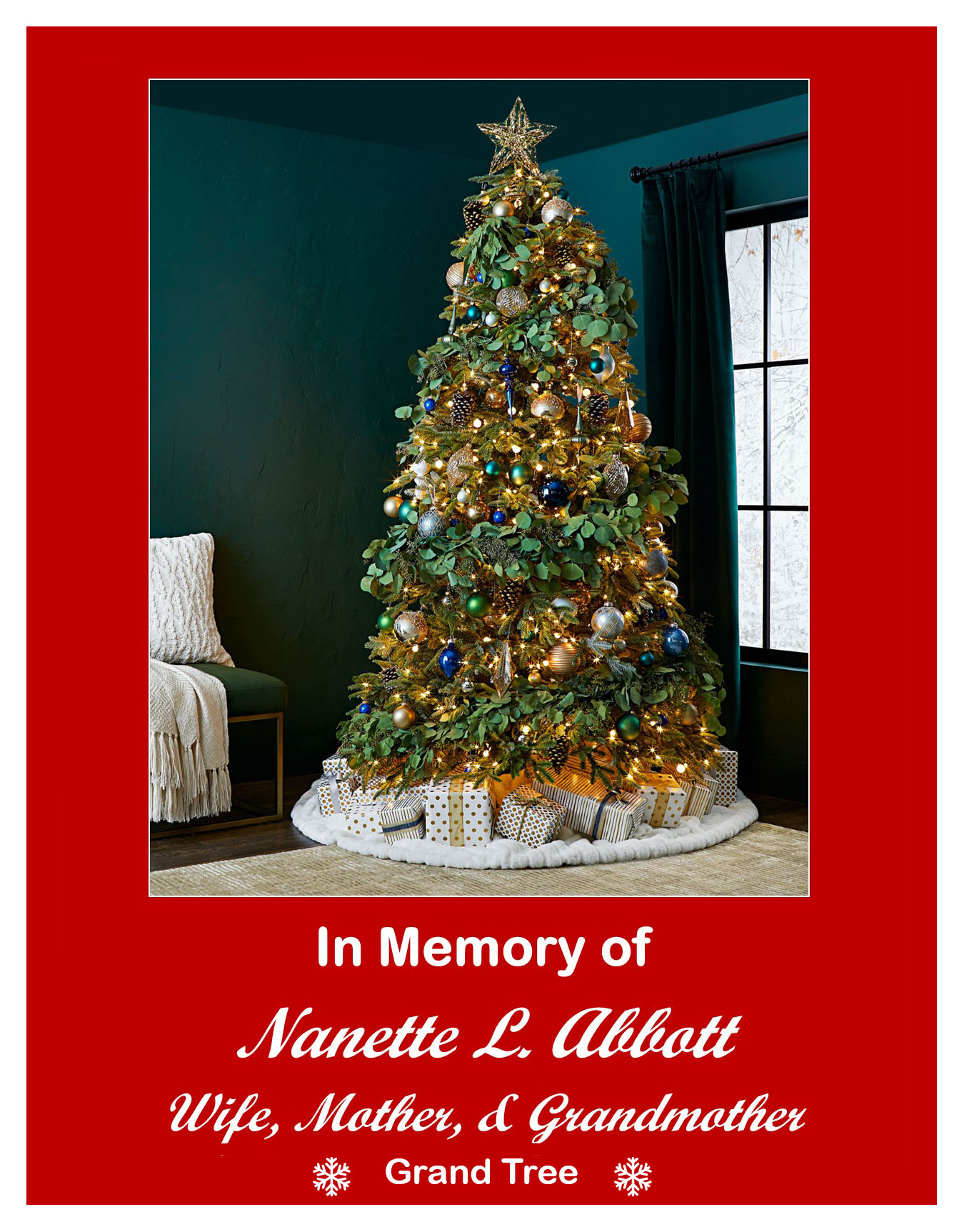 In memory of Nanette L. Abbott