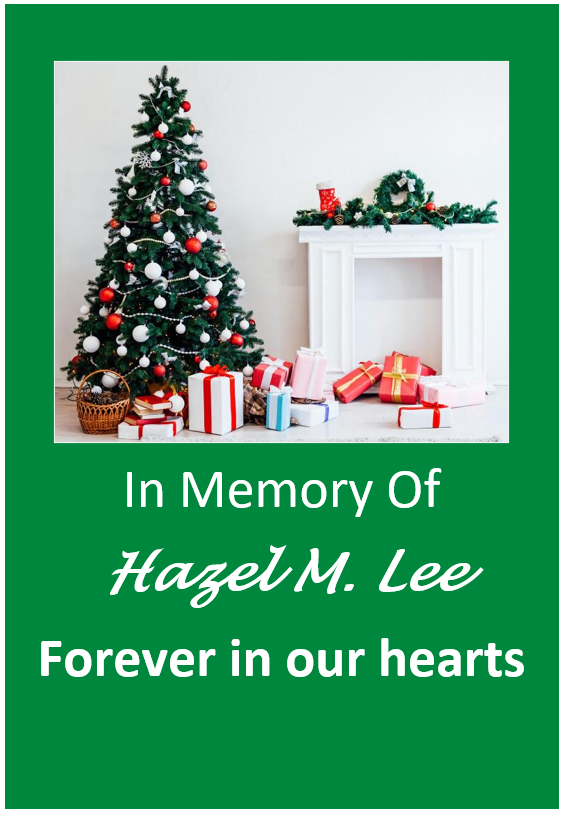Tree - Hazel Lee In Memory of Hazel Lee