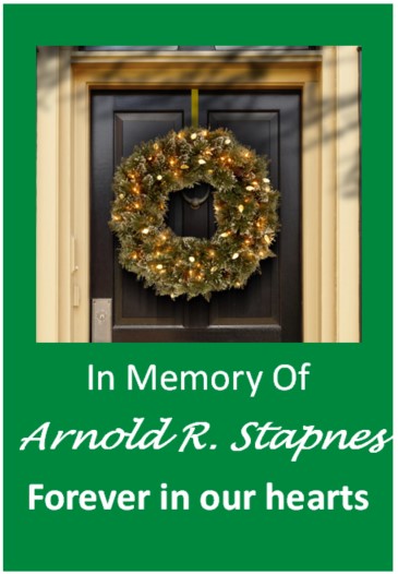 Wreath - Arnold Stapnes In memory of Arnold Stapnes
