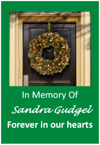 In memory of Sandra Gudgel
