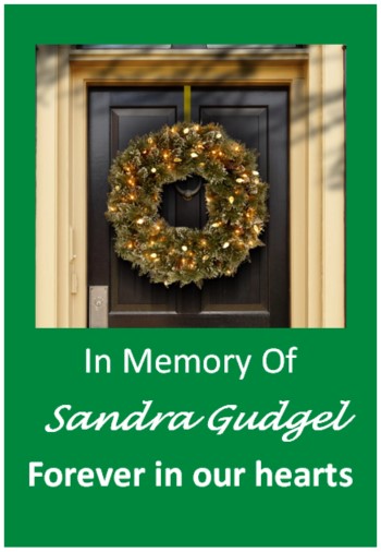 Wreath - Sandra Gudgel In memory of Sandra Gudgel