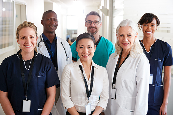 Caregivers Diverse group of caregivers